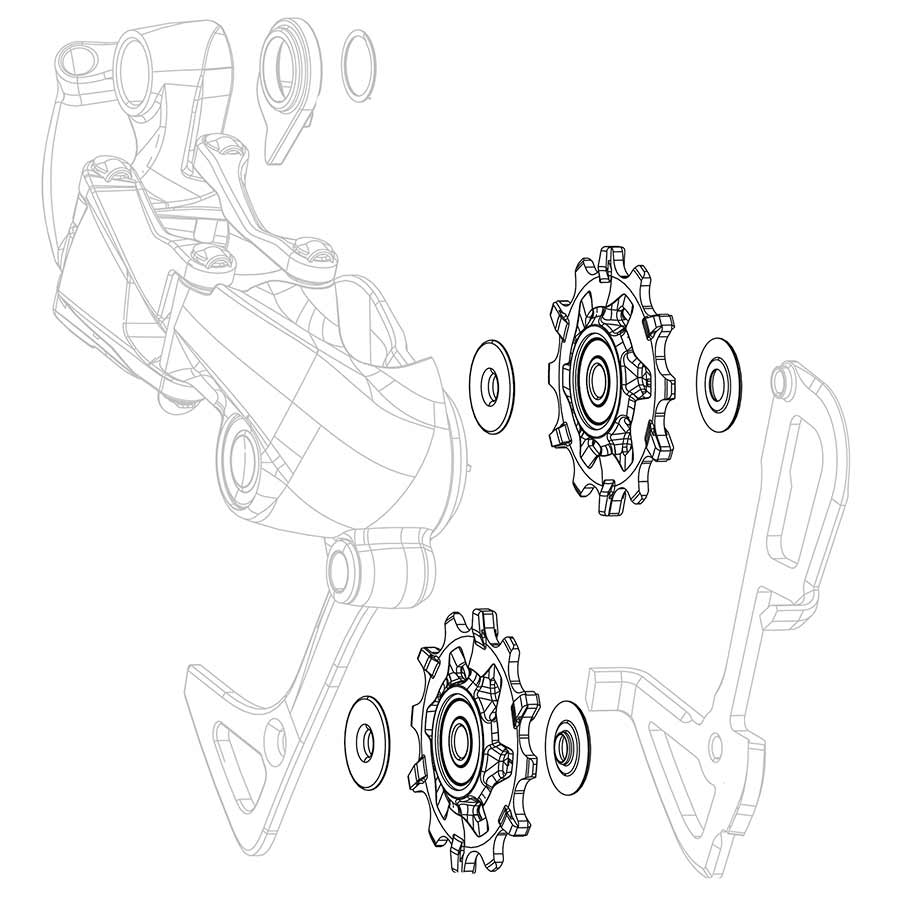 Sram Pulley Kit (Jockey Wheels)