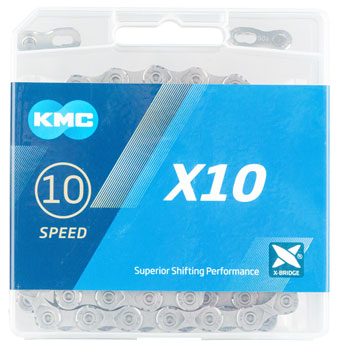 KMC X10 116L 10Speed Silver/Black