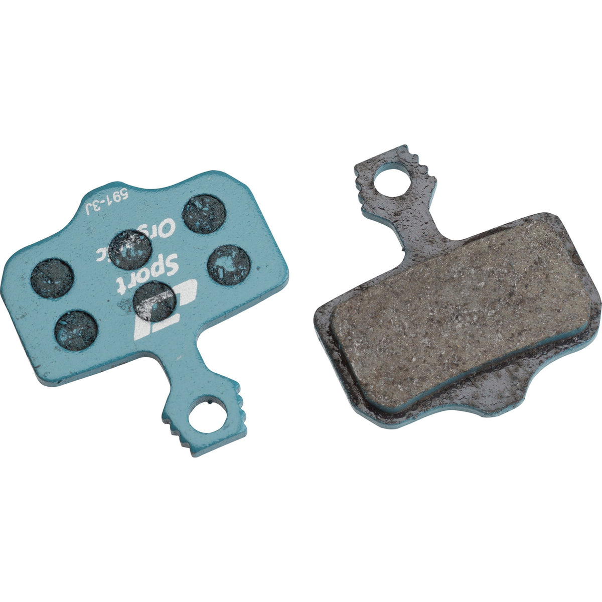 Jagwire Bicycle brake pads for sram brake set on a white background