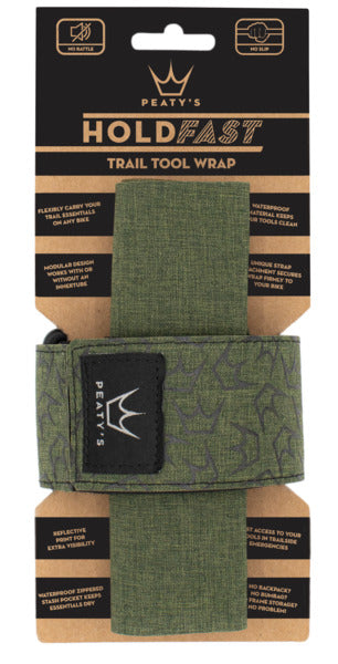 Peaty's Holdfast Trail Tool Wrap Moss Green